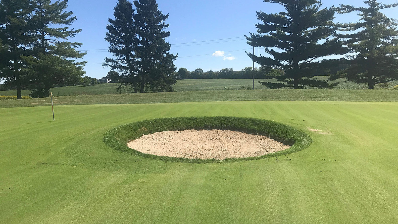 Pioneer Pointe green bunker